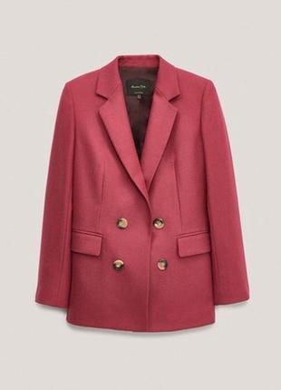 Шерстяной пиджак massimo dutti, р34