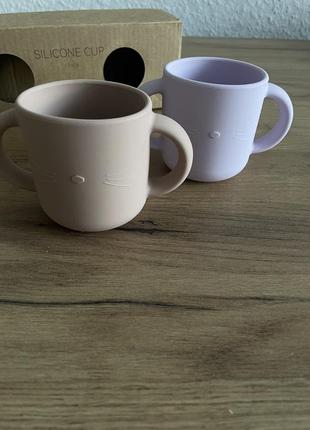 Дитячі силіконові чашки з двома ручками liewood, 2 шт