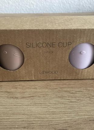 Дитячі силіконові чашки з двома ручками liewood, 2 шт