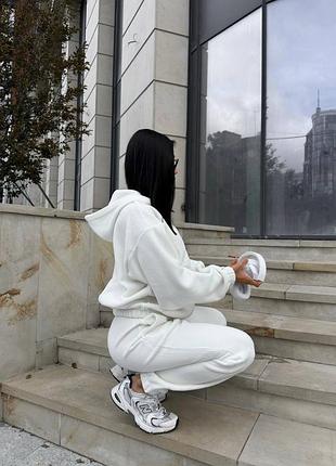 Теплый и стильный флисовый костюм 🥰4 фото