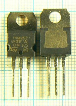 Лот: 2 × 63 ₴ = 126 ₴ 4nk80 4n80 p4nk80z stp4nk80z n 800v 3a 80w 3.5ohm to220 p4nk80 stp4nk80