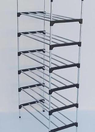 Полка для обуви shoe rack на 6 ярусов5 фото