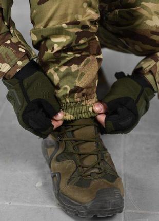 Військовий комплект форми мультикам убакс штани, тактичний костюм мультикам літо рипстоп на гумці воєнторг10 фото