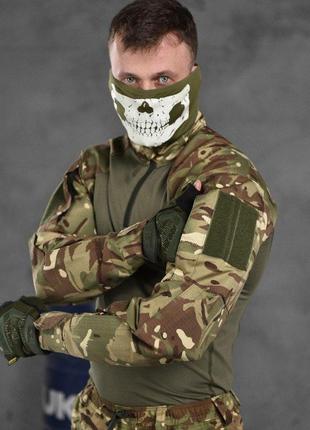Військовий комплект форми мультикам убакс штани, тактичний костюм мультикам літо рипстоп на гумці воєнторг7 фото