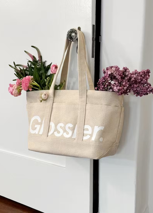 Сумка шопер тоут glossier utility bag