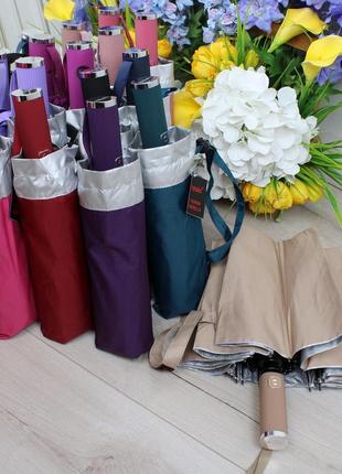 Жіноча стильна та якісна парасоля автомат на 16 спиць червоний