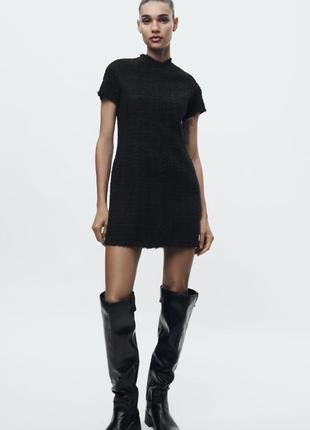 Zara сукня твид medium/ large