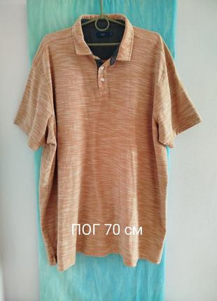 Мужская одежда/ футболка поло, тенниска 🤎60/62/7xl размер, пог 70 см