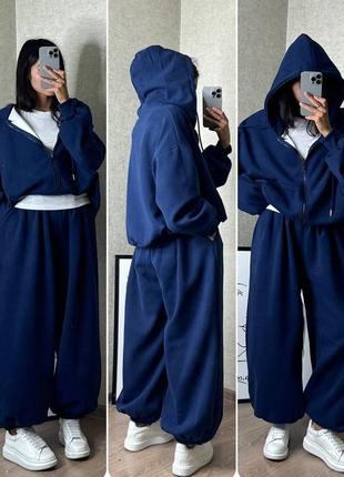 Костюм oversize : худі + джоггери