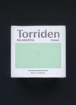 Балансуючий заспокійливий гель-крем з lha кислотою torriden balanceful cica cream (80 мл)