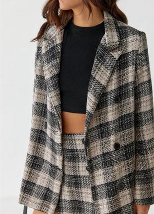 Твідовий піджак на осінь тренд