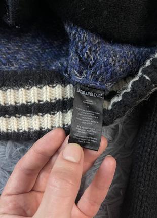 Zadig & voltaire шерсть + альпака стильний кардиган светр від преміум бренду6 фото