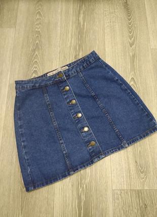 Джинсовая юбка юбка denim m-l