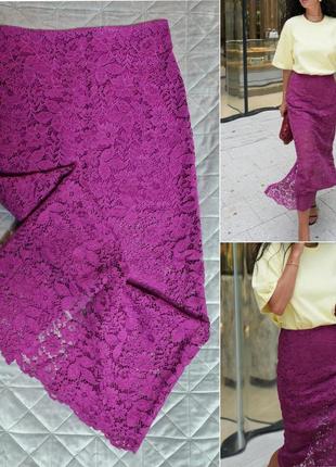 Гипюровая юбка zara зара.