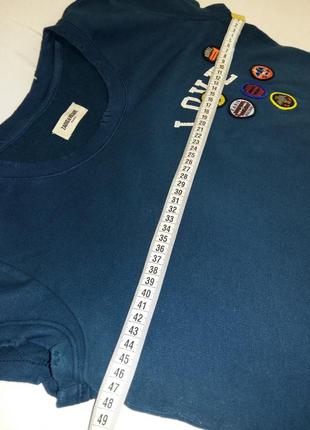 Брендова футболка вкорочена zadig & voltaire xs s m синього кольору вінтаж6 фото