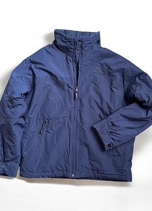 Темно синя зимова куртка kappa