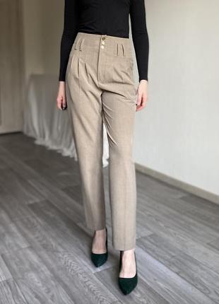 Класичні брюки з завищеною талією zara