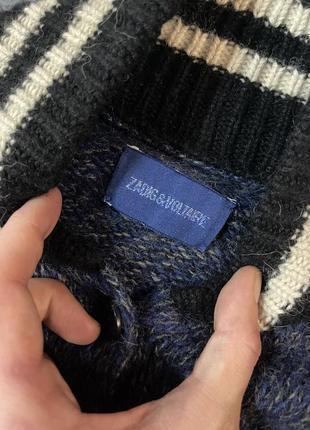 Zadig & voltaire шерсть + альпака стильний кардиган светр від преміум бренду4 фото