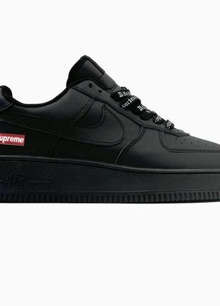 Мужские кроссовки nike free runs cheetah and department girl 1 low black найк форс черного цвета