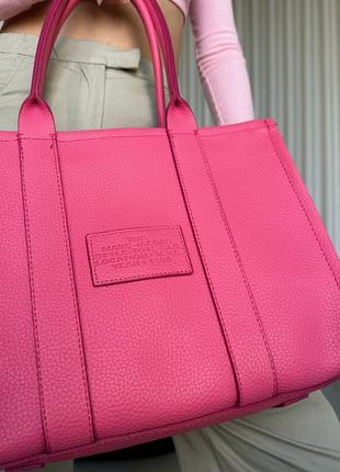 Жіноча сумка marc jacobs tote bag pink mini9 фото