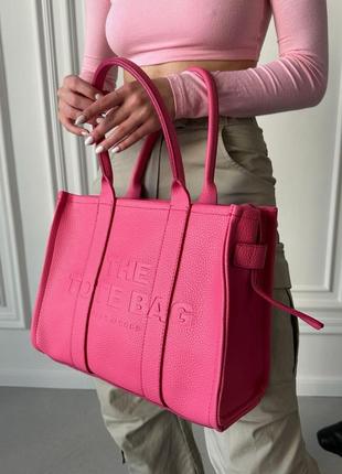 Жіноча сумка marc jacobs tote bag pink mini4 фото
