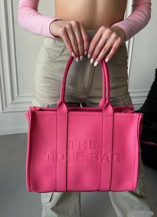 Женская сумка marc jacobs tote bag pink mini6 фото