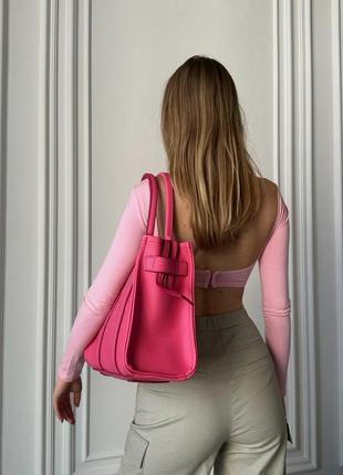 Жіноча сумка marc jacobs tote bag pink mini7 фото
