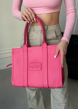 Жіноча сумка marc jacobs tote bag pink mini5 фото