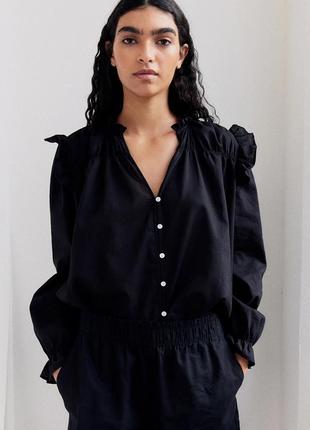 Лляна сорочка рубашка h&amp;m
