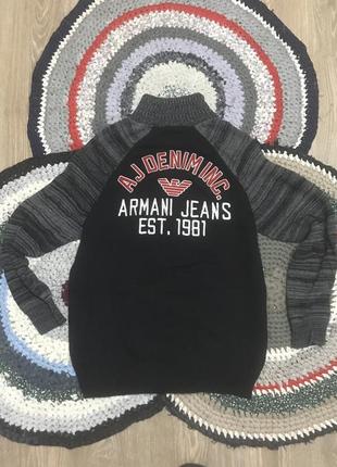 Вовняна кофта armani jeans