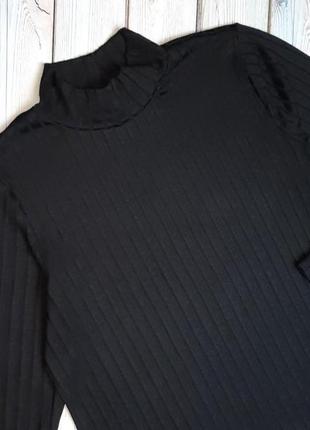 💥1+1=3 базовый черный свитер рубчик под горло f&amp;f, размер 50 - 523 фото