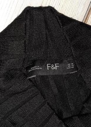💥1+1=3 базовый черный свитер рубчик под горло f&amp;f, размер 50 - 528 фото