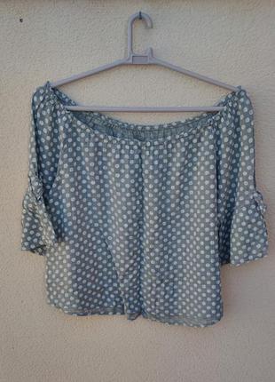 Блуза жіноча бавовна/льон італія1 фото