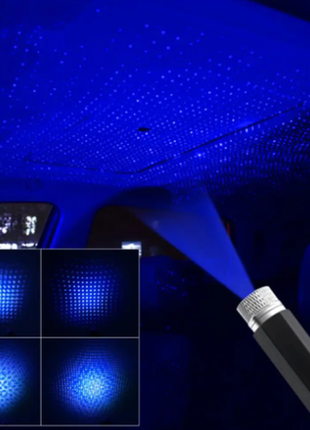 Led-лампа із зоряним небом usb автомобільний світлодіодний проєктор2 фото