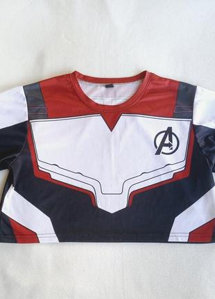 Футболка месники, довжина 43 см.