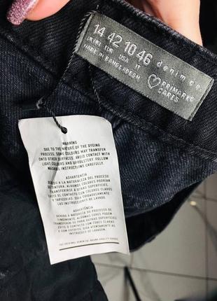 Нові чорні джинсові шорти з праного деніму denim co хл6 фото