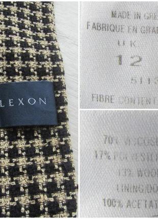 Шикарний твідовий піджак жакет блейзер 13% вовна від alexon10 фото