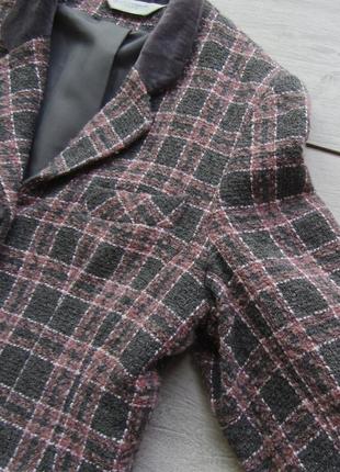 Твидовый пиджак блейзер 45% шерсть от sensation Ангния4 фото