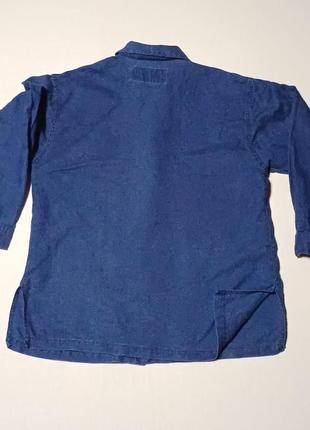 Рубашка редкая vintage ikks 60% lin 40% baumwolle5 фото