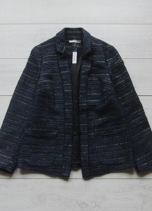 Шикарный твидовый пиджак жакет блейзер от george