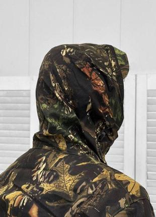 Камуфляжний костюм темний secret тактичний костюм камфляж з капюшоном костюм для риболовлі камуфляжний5 фото