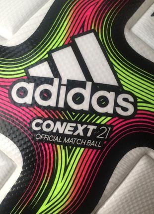 Мяч футбольный adidas conext 21 pro omb gk3488 без коробки (размер 5)8 фото