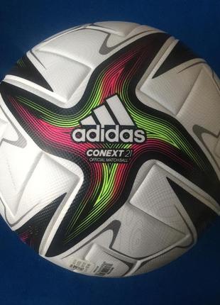 М'яч футбольний adidas conext 21 pro omb gk3488 без коробки (розмір 5)2 фото