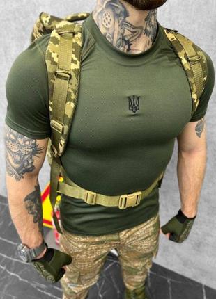 Штурмовой тактический рюкзак пиксель 55л на молле милитари армейский военный пиксельный рюкзак 50л2 фото