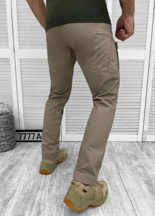 Тактические штаны рипстоп цвет койот облегченные брюки койот практичные штаны в светлом цвете ripstop воєнторг4 фото
