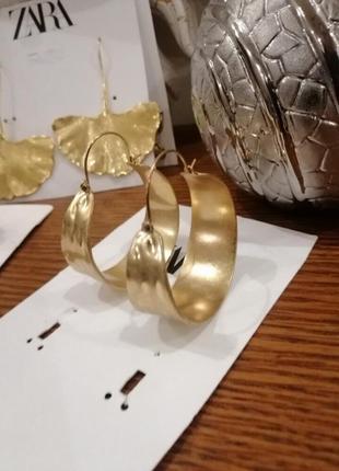 Zara серьги кольца 7