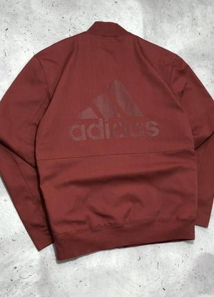 Adidas big logo bomber,бомбер адідас3 фото