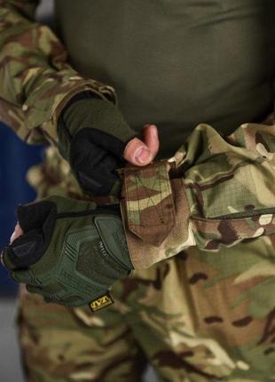 Армійський костюм мультикам наколінники, комплект одягу для військовослужбовців зсу мультикам убакс штани5 фото