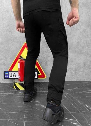 Спец штаны черного цвета практичные изностойкие штаны черные мужские брюки черные брюки полиция воєнторг ua3 фото