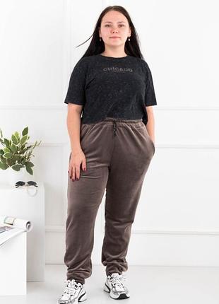 Жіночі спортивні штани брюки велюр велюрові осінні осінь демі демісезон